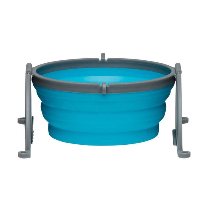 Loving Pets Travel Dog Bowl Blue LG