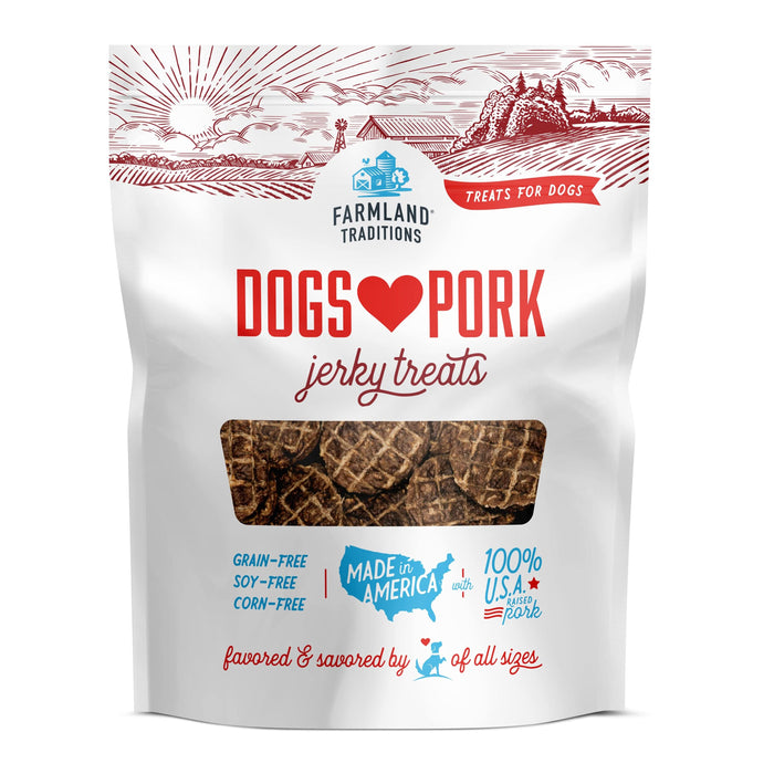 Farmland Traditions Dogs Love Pork Jerky Dog Treats 13.5oz