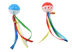 Max & Marlow Ball with Ribbon Assorted Cat Value Toys Display 24pc - Image 2