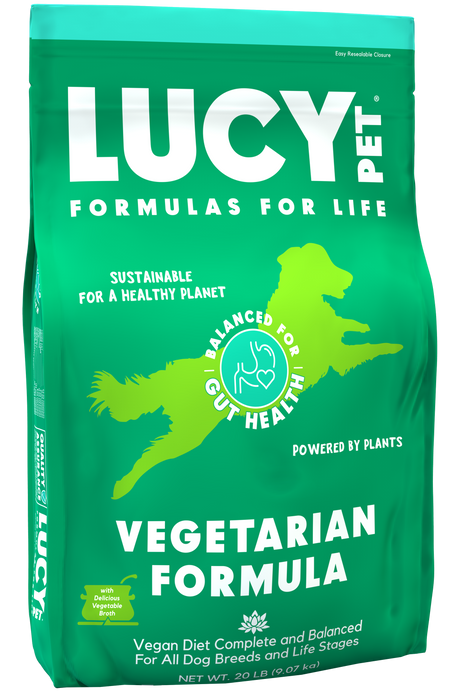 Lucy Pet Products Vegetarian Formula Dry Dog Food 20lbs