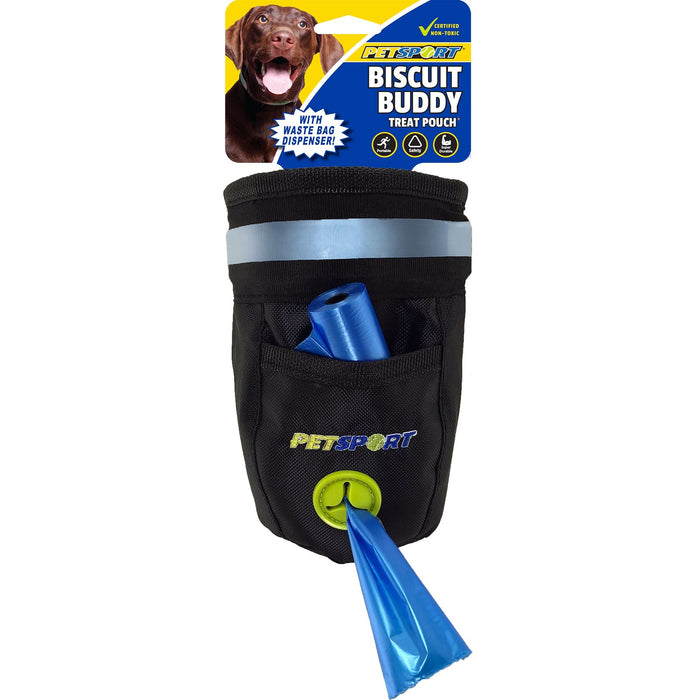 Petsport USA Biscuit Buddy Treat Pouch Black