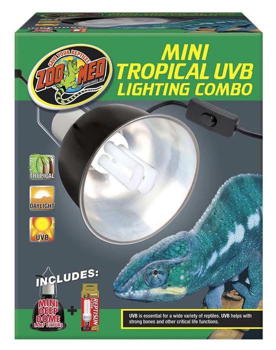 Zoo Med Mini Tropical UVB Lighting Combo