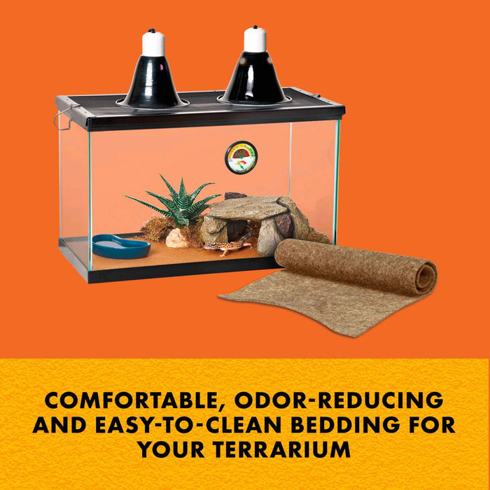 Zilla Reptile Terrarium Liner Brown 10/20X Gallon