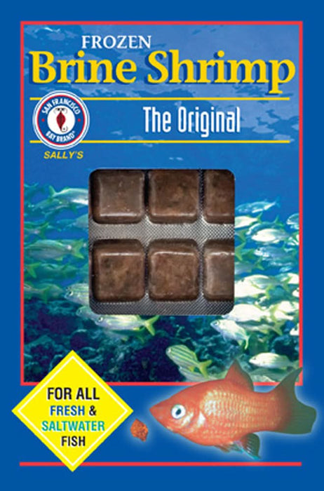 San Francisco Bay Brand Brine Shrimp Frozen Fish Food 3.5 oz 30 Count