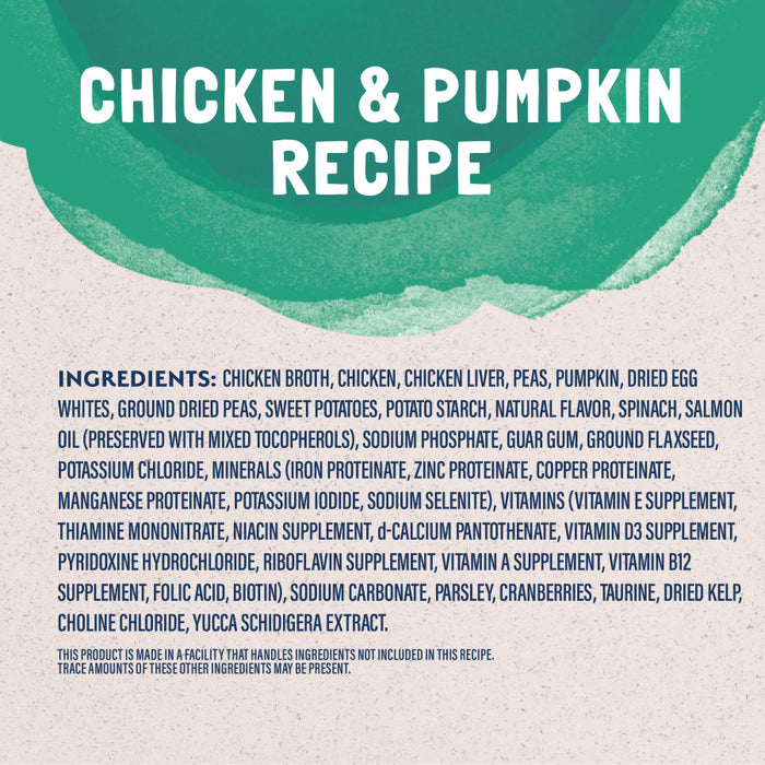 Natural Balance Pet Foods Original Ultra Platefulls Morsels in Gravy Wet Cat Food Pouch Chicken & Pumpkin 3oz (Pack of 24)