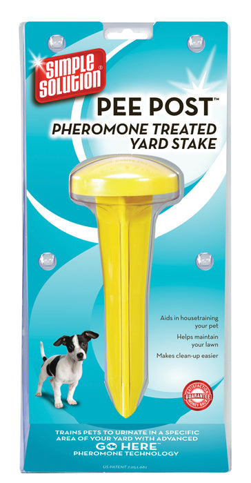 Simple Solution Pee Post Yard Stake Yellow 13 in