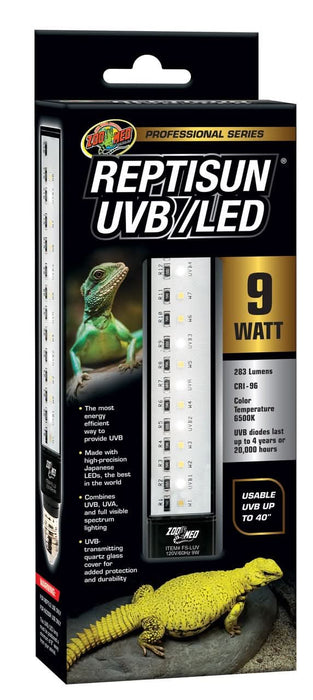 Zoo Med Professional Series Reptisun UVB/LED Bulb 9watts