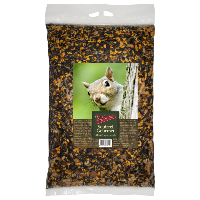 Volkman Seed Company Small Animal Squirrel Gourmet Mix Dry Food 15 lb