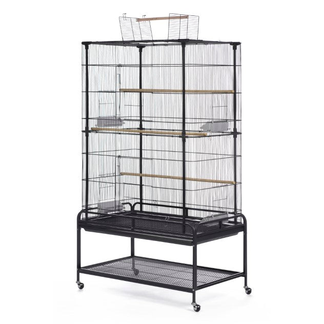 Prevue Pet Products Playtop Flight Cage with Stand, Black