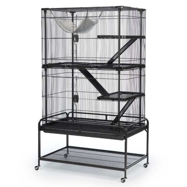 Prevue Pet Products Deluxe Critter Cage for Small Animals, Black
