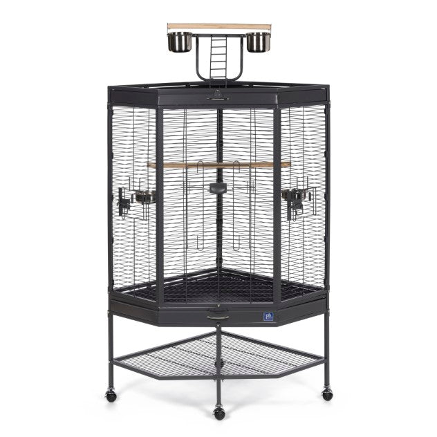 Prevue Pet Products Corner Cage with Playtop