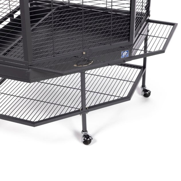 Prevue Pet Products Corner Cage with Playtop