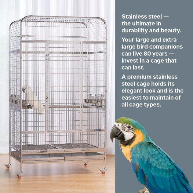 Prevue Pet Products Imperial Extra Large Stainless Bird Cage