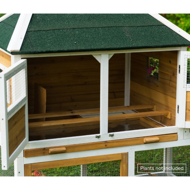 Prevue Pet Products Chicken Coop with Herb Planter