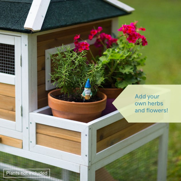Prevue Pet Products Chicken Coop with Herb Planter