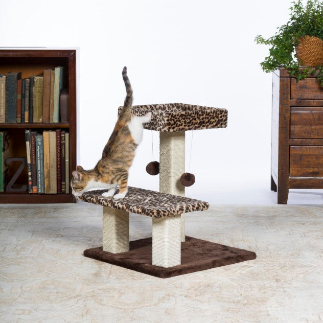 Prevue Pet Products Kitty Power Paws Leopard Terrace for Cats