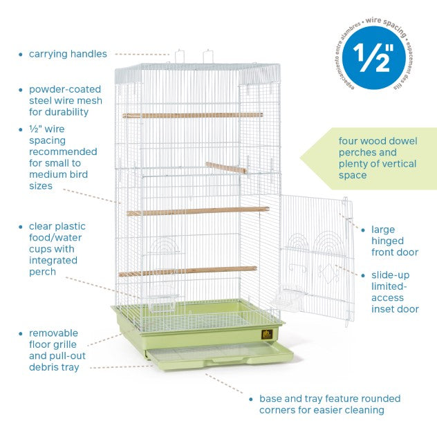 Prevue Pet Products Cockatiel Tall Tiel Cage