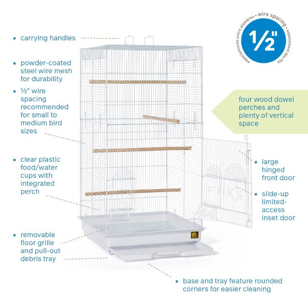 Prevue Pet Products Cockatiel Tall Tiel Cage