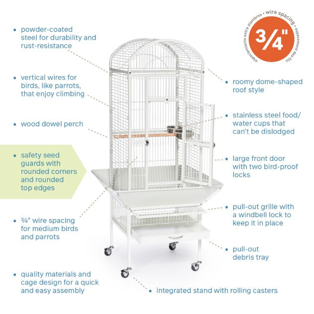 Prevue Pet Products Small Dome Top Cage