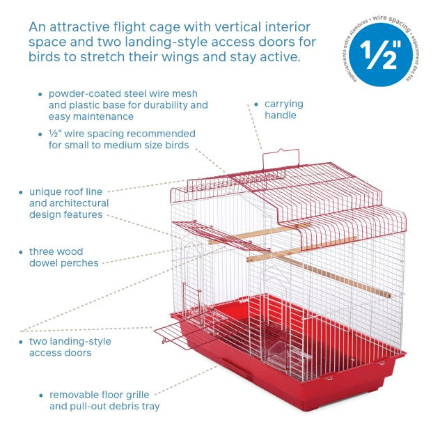 Prevue Pet Products Cockatiel Flight Bird Cage