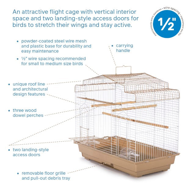Prevue Pet Products Cockatiel Flight Bird Cage