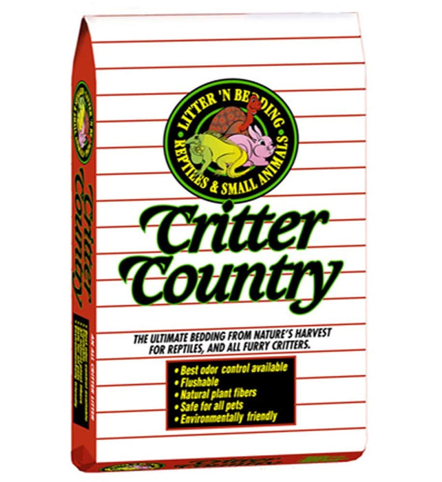 Mountain Meadows Pet Products Critter Country Bedding/Litter for Reptile and Small Animal White 20 lb