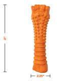 Nylabone Strong Chew Textured Knuckle Bone Dog Chew Toy 70th Birthday Orange Swirl Bacon & Cheese X-Large (1 Count)