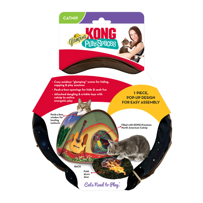 KONG Play Spaces Glamping Tent Cat Toy One Size - Image 2