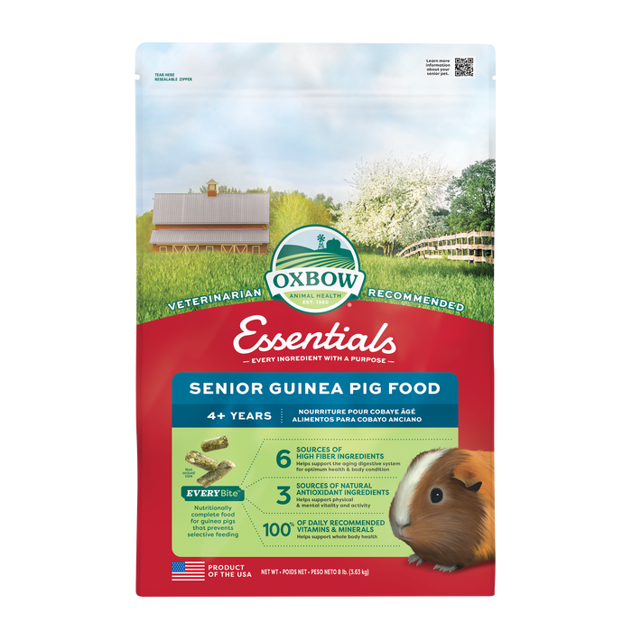 Oxbow Animal Health Essentials Senior Guinea Pig Food 8lb