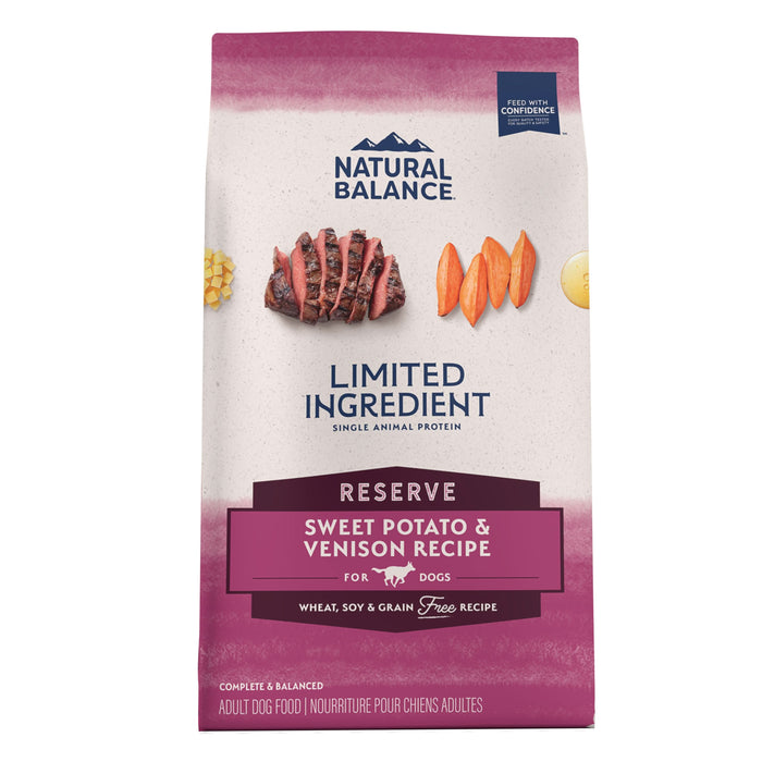 Natural Balance Pet Foods Limited Ingredient Reserve Grain Free Sweet Potato & Venison 12lb