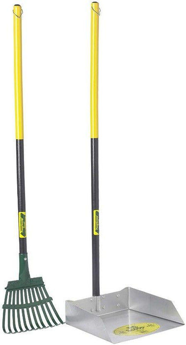 Flexrake Scoop & Rake with Wood Handle - AnimalWiz.com