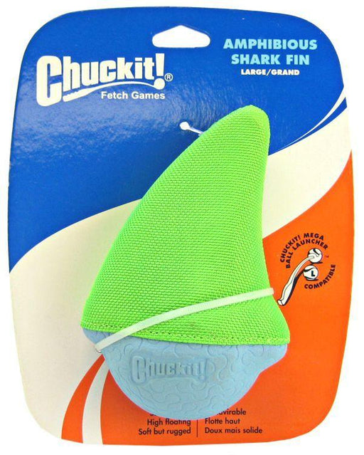 Chuckit Amphibious Shark Fin Water Toy - AnimalWiz.com