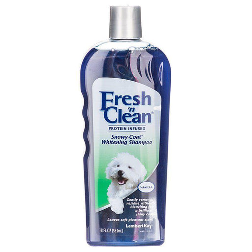 Fresh 'n Clean Snowy Coat Whitening Shampoo - Sweet Vanilla Scent - AnimalWiz.com