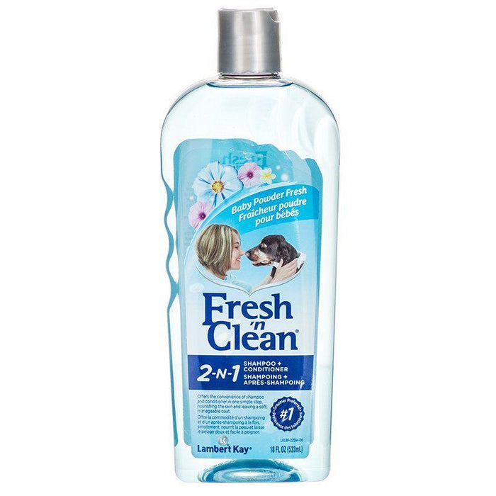 Fresh 'n Clean Skin & Coat Formula Shampoo - Baby Powder Scent - AnimalWiz.com