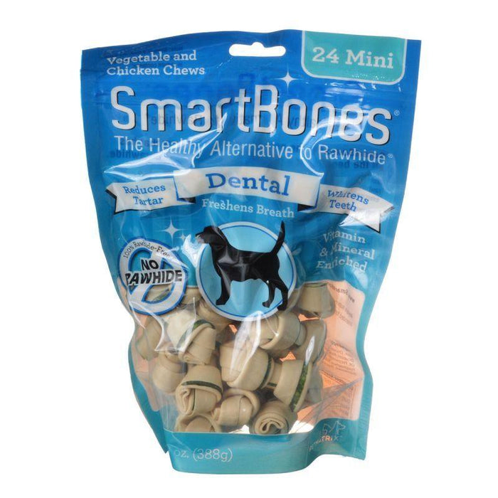 SmartBones Dental Bones - Chicken & Vegetable Dog Chews - AnimalWiz.com