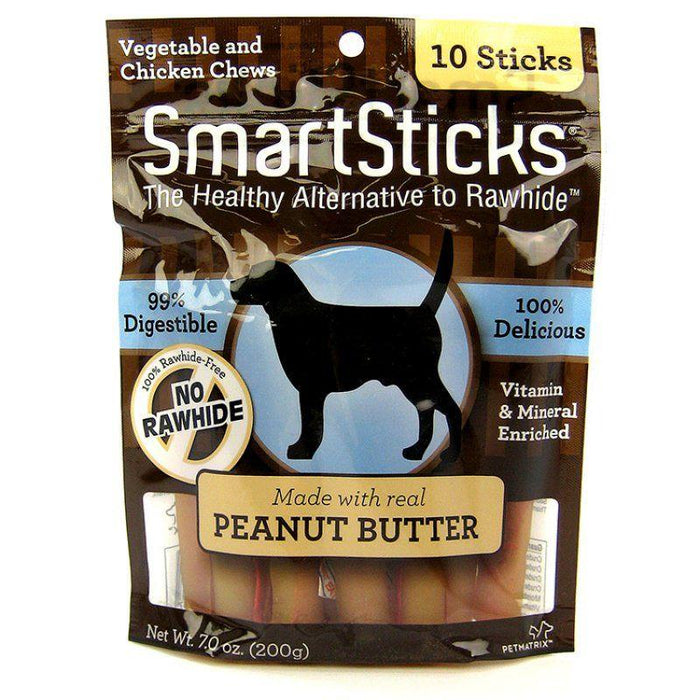 SmartBones SmartChips - Peanut Flavored Dog Chews - AnimalWiz.com