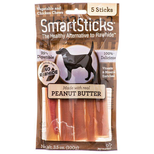 SmartBones SmartSticks - Peanut Butter Flavor - AnimalWiz.com