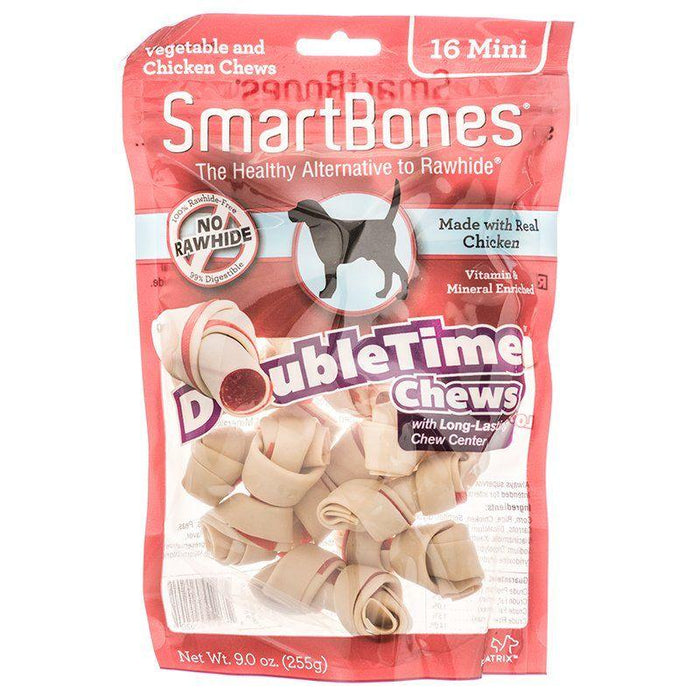 SmartBones DoubleTime Bone Chews for Dogs - Chicken - AnimalWiz.com