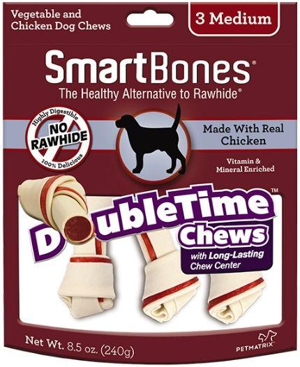 SmartBones DoubleTime Bone Chews for Dogs - Chicken - AnimalWiz.com