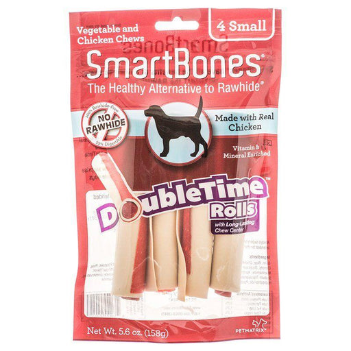 SmartBones DoubleTime Roll Chews for Dogs - Chicken - AnimalWiz.com