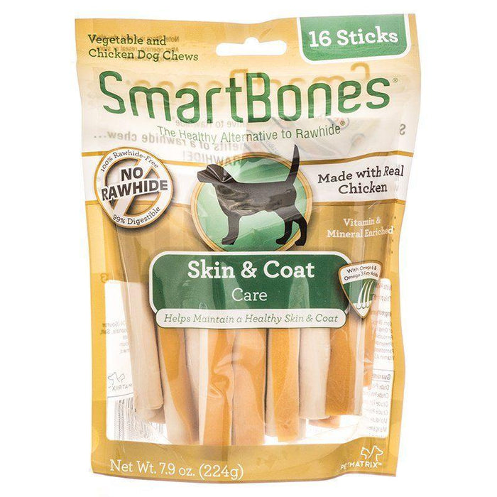 SmartBones Skin & Coat Care Treat Sticks for Dogs - Chicken - AnimalWiz.com