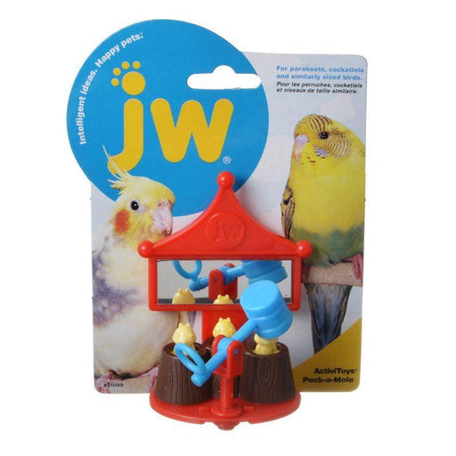 JW Pet Activitoys Peck-A-Mole Plastic Bird Toy - AnimalWiz.com