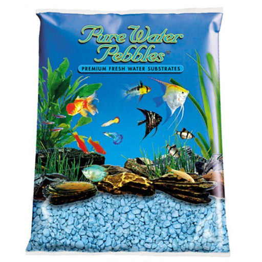 Pure Water Pebbles Aquarium Gravel - Heavenly Blue - AnimalWiz.com