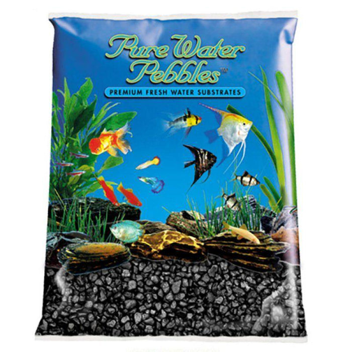 Pure Water Pebbles Aquarium Gravel - Jet Black - AnimalWiz.com