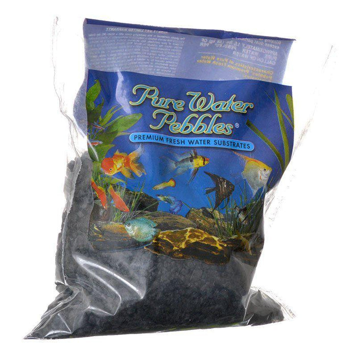 Pure Water Pebbles Aquarium Gravel - Jet Black - AnimalWiz.com