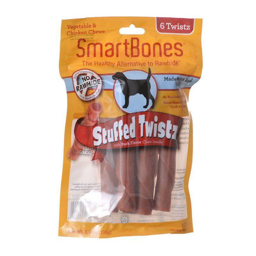 SmartBones Stuffed Twistz with Real Pork - AnimalWiz.com