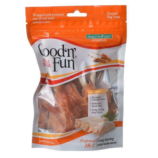 Healthy Hide Good 'n' Fun Triple-Flavor Wings - Beef, Pork & Chicken - AnimalWiz.com