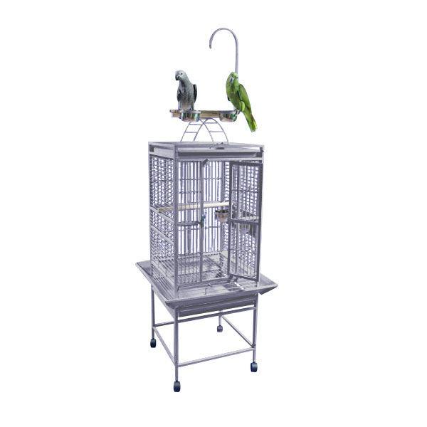 A&E Cage Company 18X18 PLAYTOP 5/8" BAR SPACING 48 LB Bird Cage- 47x20x6 - AnimalWiz.com