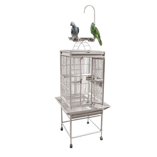 A&E Cage Company 18X18 PLAYTOP 5/8" BAR SPACING 48 LB Bird Cage- 47x20x6 - AnimalWiz.com