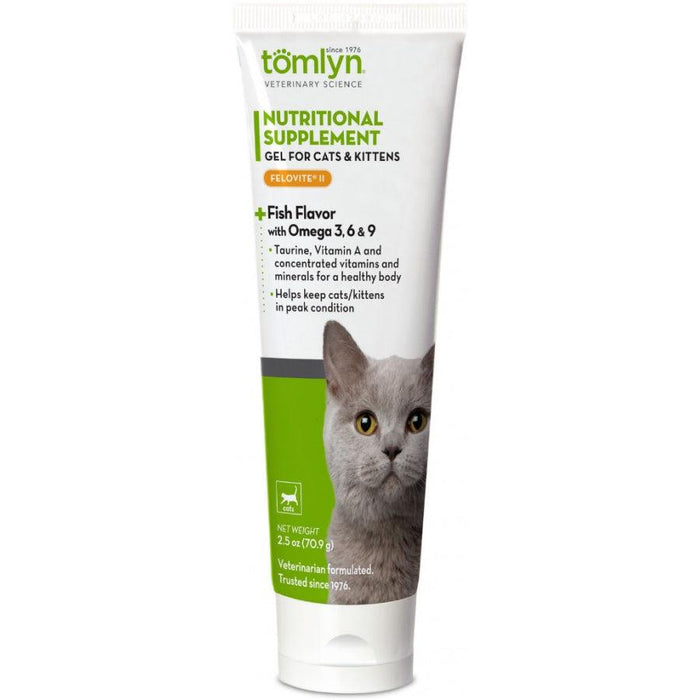 Tomlyn Felovite II Nutritional Supplement Gel for Cats & Kittens - AnimalWiz.com